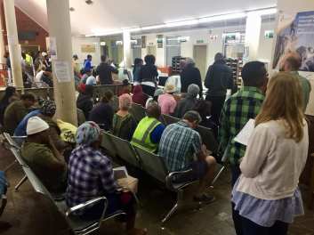 Standing in lines at Home Affairs